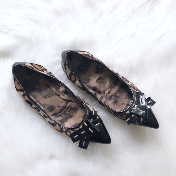 Sam Edelman Shoes - Sam Edelman Harley Leopard Pointed Flat